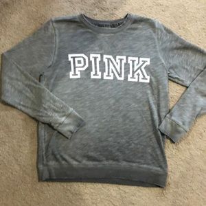 Pink long sleeve sweat shirt